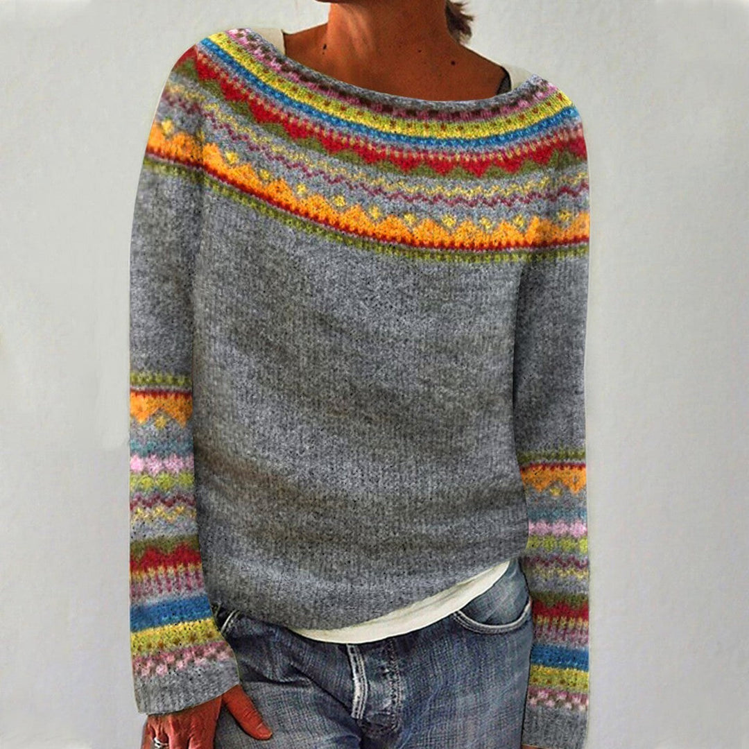 KYRA | Autumn retro sweater