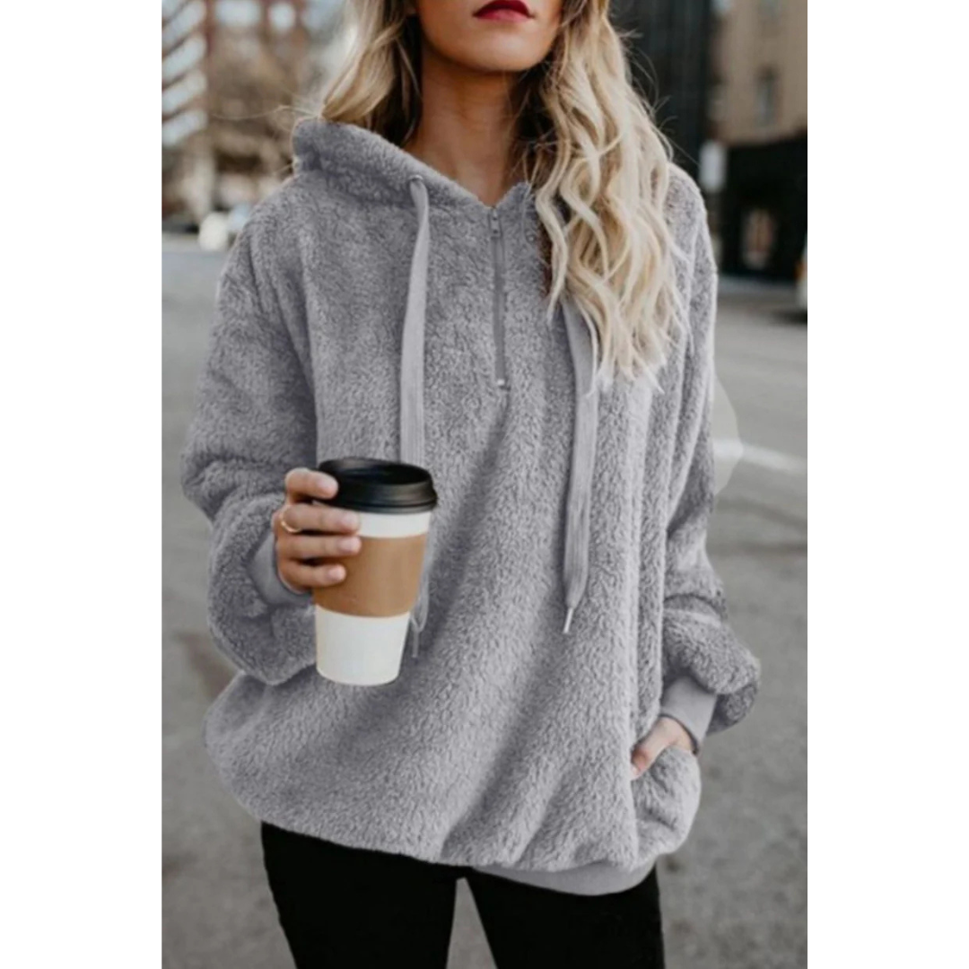 DEESE | Hooded Zip Sweater