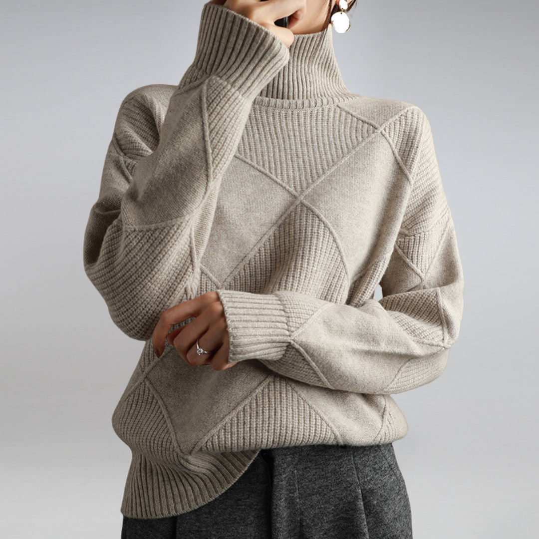 ROSE | Soft Turtleneck Sweater