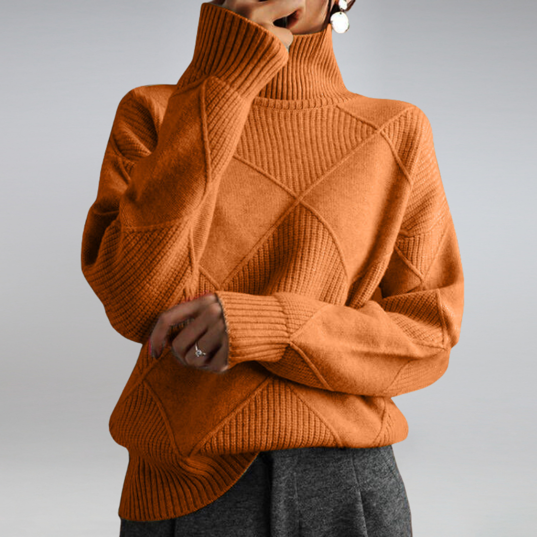 ROSE | Soft Turtleneck Sweater