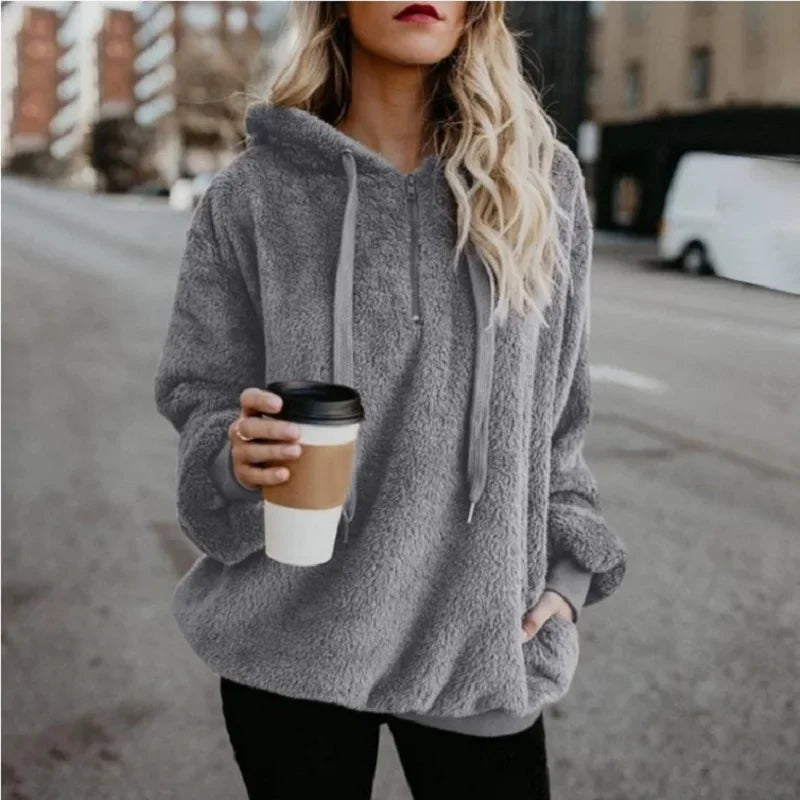 DEESE | Hooded Zip Sweater